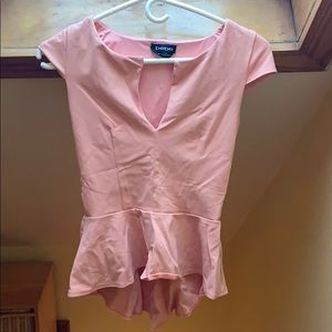Bebe peplum top (S)